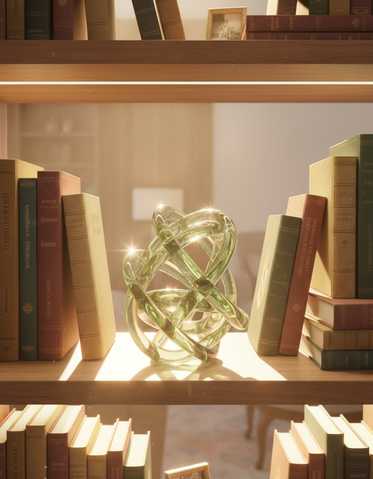 Glass Knot Sculpture