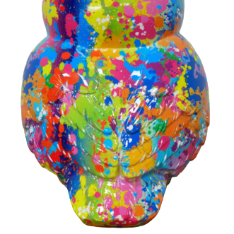 Splatter Owl Ornament