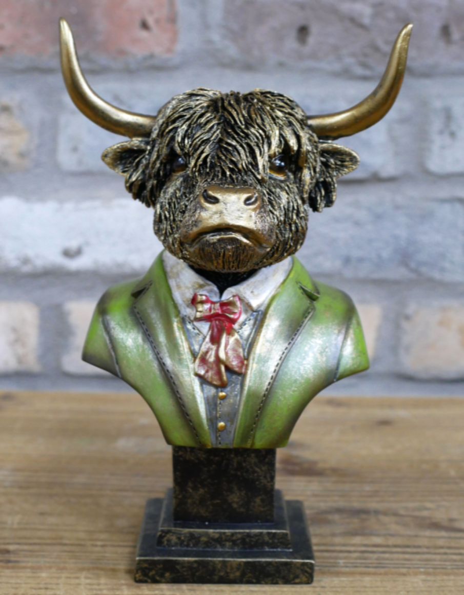 Highland Cow Bust