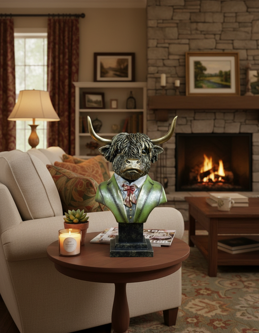Highland Cow Bust