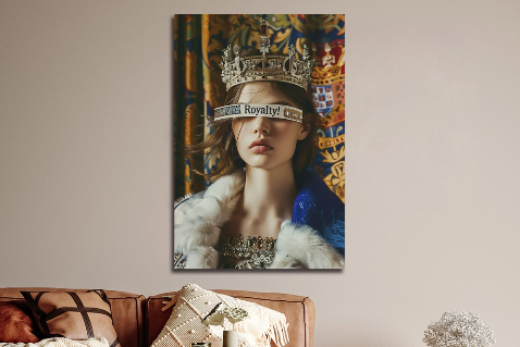 Young Royal Wall Art - H90 x W60 cm