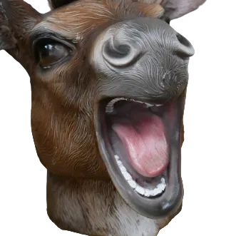 Laughing Donkey Head Ornament
