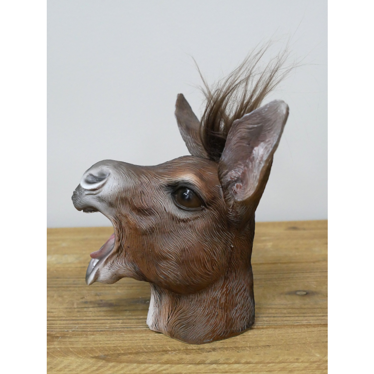 Laughing Donkey Head Ornament