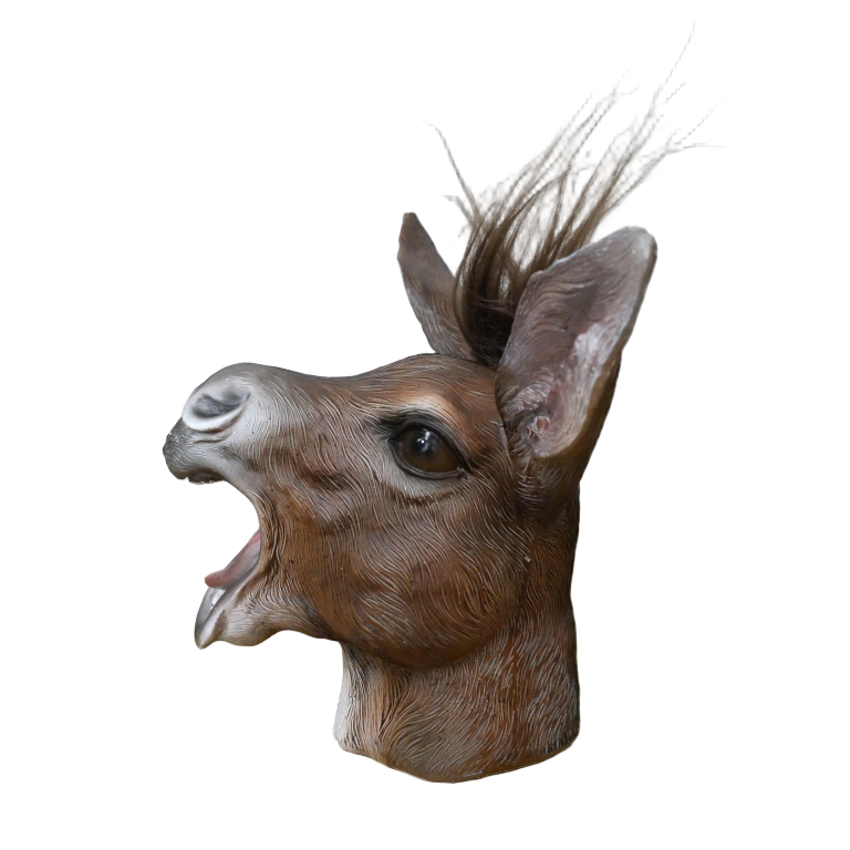 Laughing Donkey Head Ornament