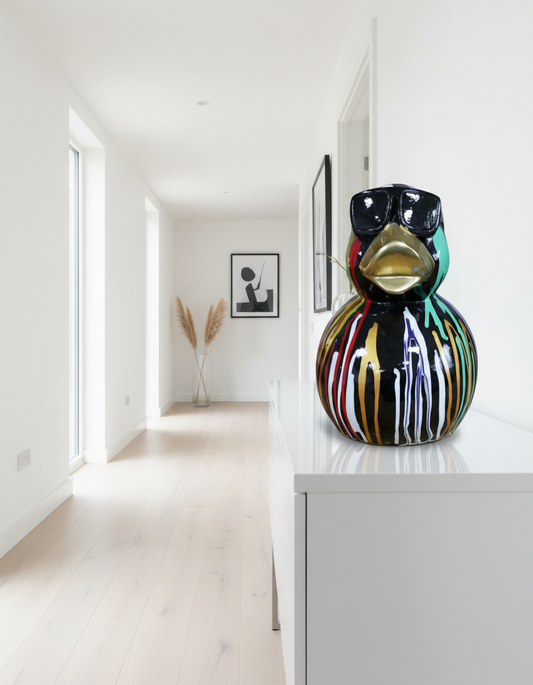 Resin Paint Drip Duck