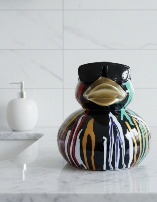 Resin Paint Drip Duck