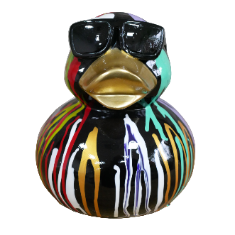 Resin Paint Drip Duck
