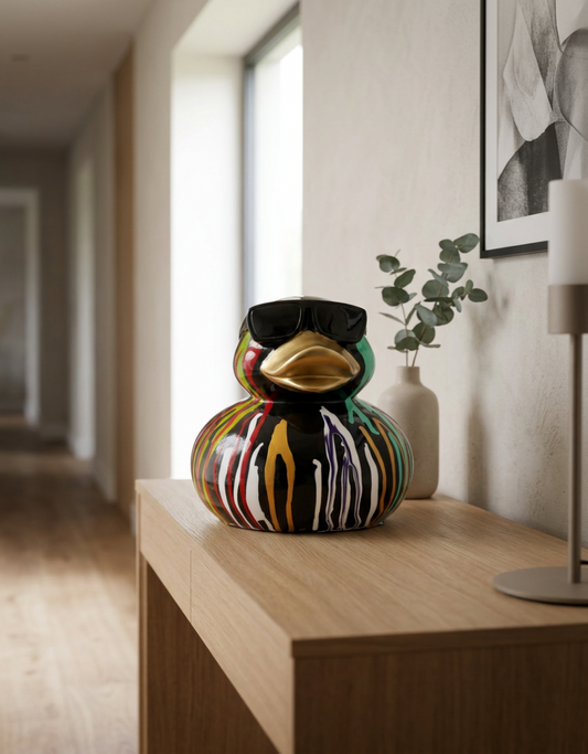 Resin Paint Drip Duck