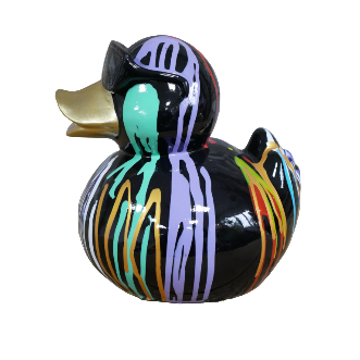 Resin Paint Drip Duck