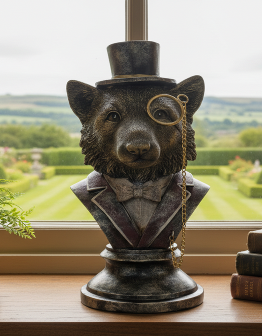 Monocle Fox Bust