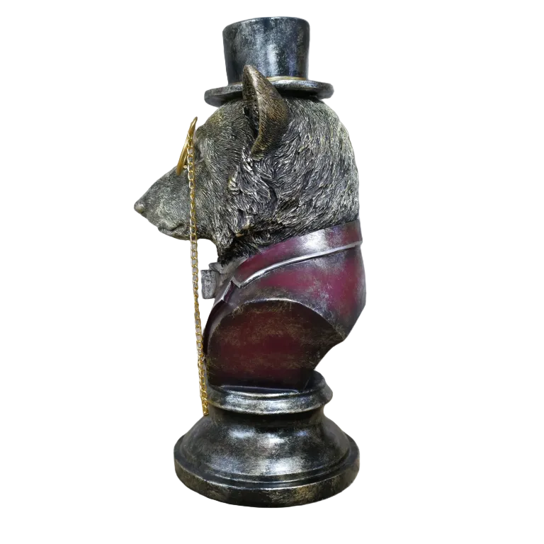 Monocle Fox Bust