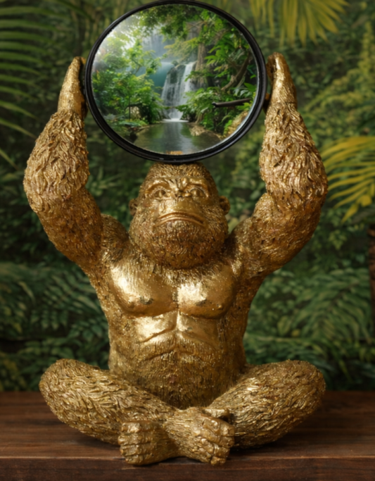 Freestanding Gorilla Mirror
