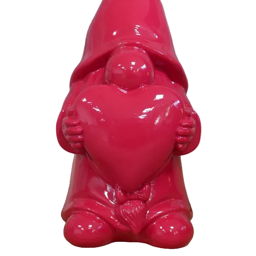 Boy Gnome holding a Heart