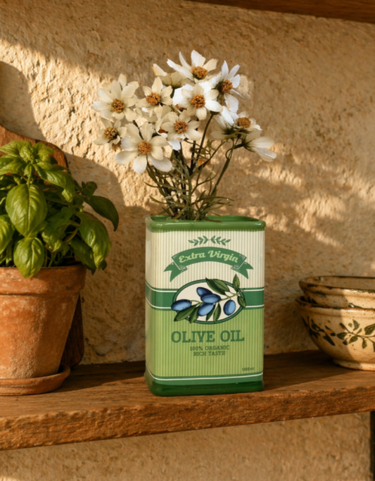 Retro Extra Virgin Olive Oil Vase