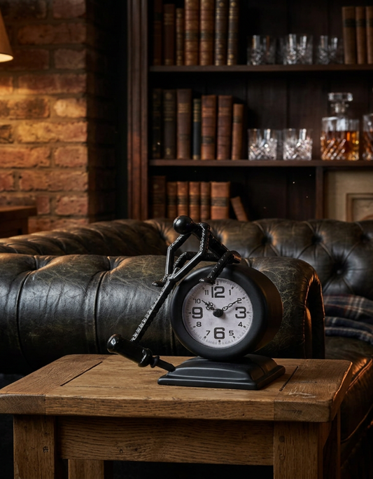 Metal Figure Clock