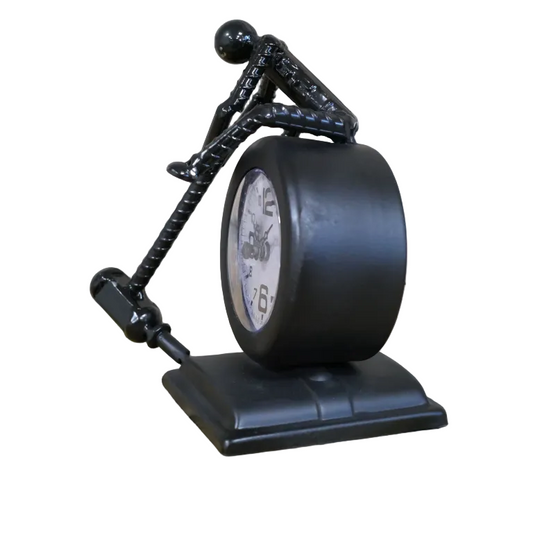 Metal Figure Clock