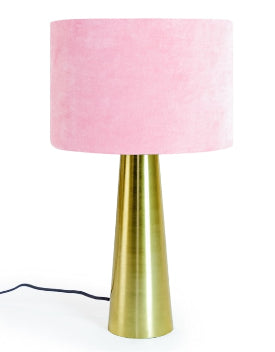 Brass Column Table Lamp