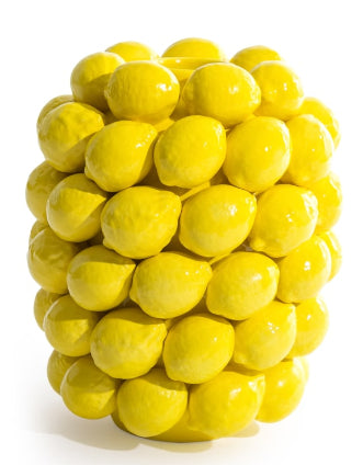 Large Multi Lemon Vase