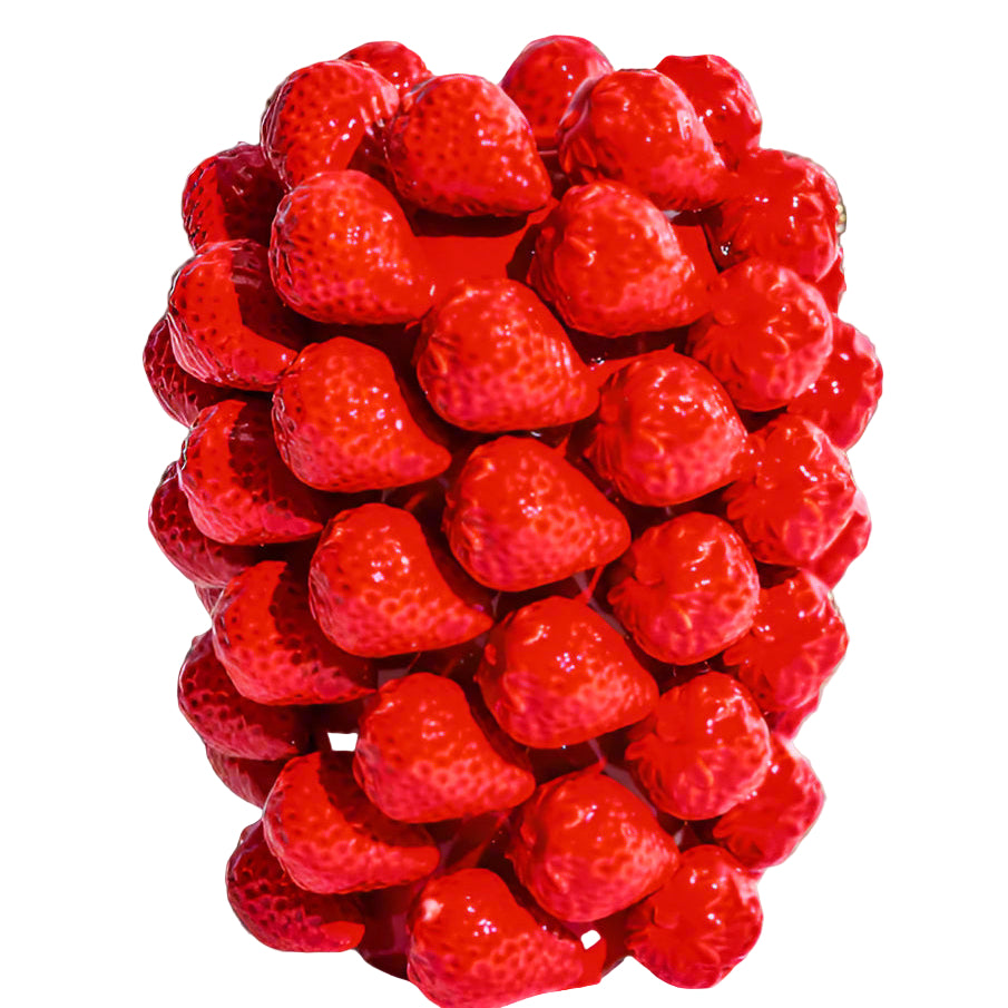 Extra Large Multi Strawberry Vase