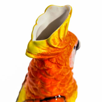 Parrot on a Perch Vase