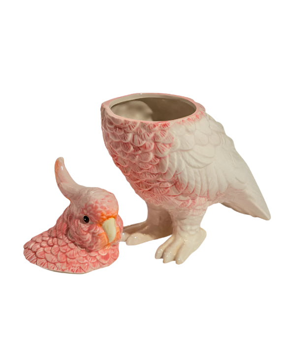 Cockatoo Storage Jar