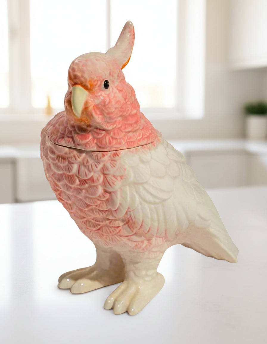 Cockatoo Storage Jar