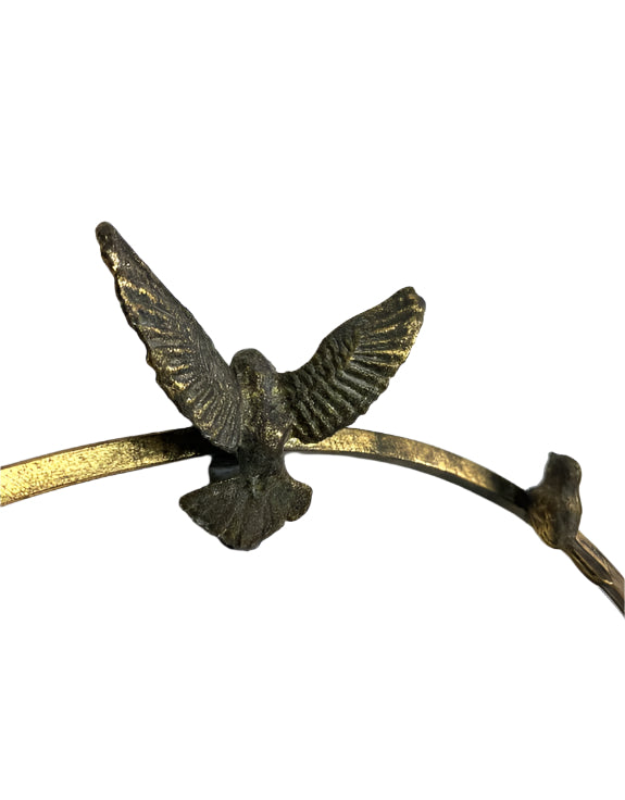 Bird Bath Wall Clock