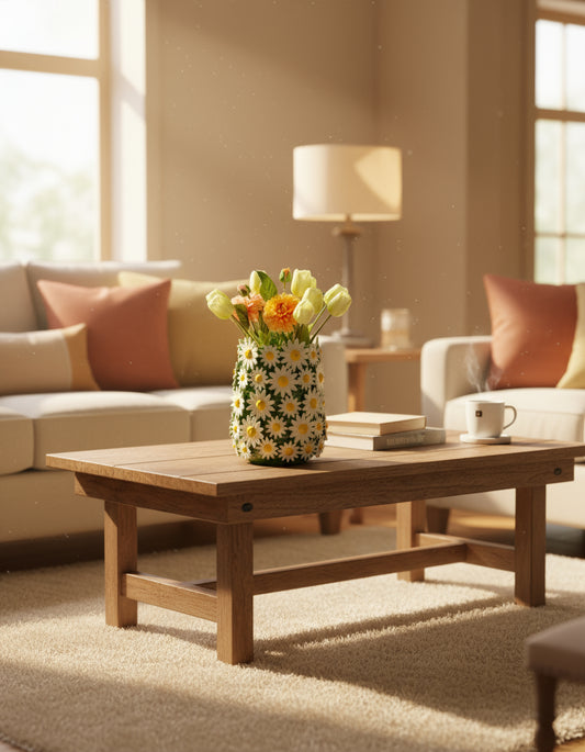 Large Multi Daisy Vase