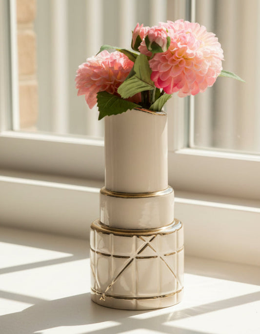 Electro Gold Lipstick Vase