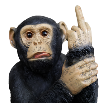 Naughty Monkey Ornament