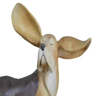 Big Eared Bassett Sculpture