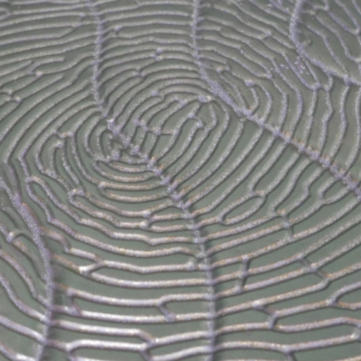 Metal Leaf Side Table