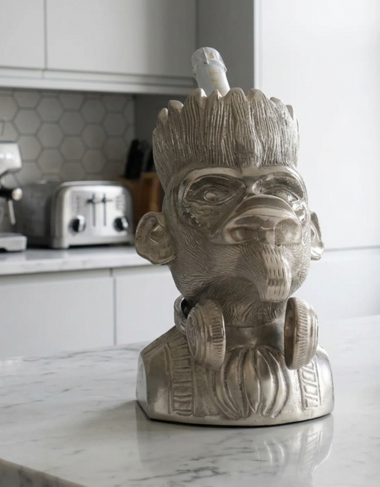 Aluminium Monkey Wine Bottle Holder