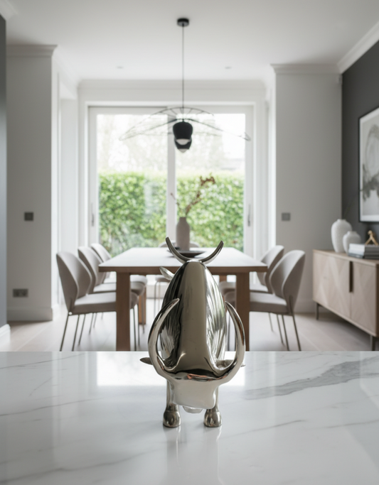 Aluminium Bull Wine Bottle Holder