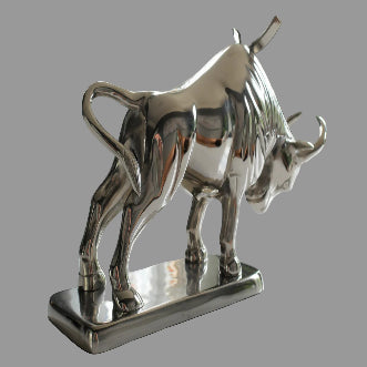 Aluminium Bull Wine Bottle Holder