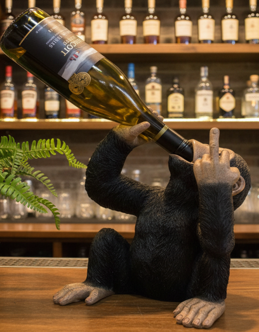 Naughty Monkey Wine Bottle Holder