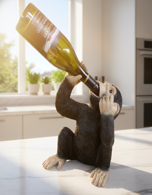 Naughty Monkey Wine Bottle Holder