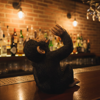 Naughty Monkey Wine Bottle Holder