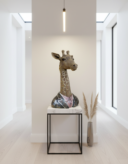 Ornamental Giraffe Bust