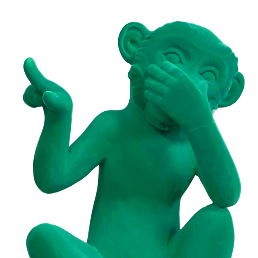 Set of 3 Windy Wonders Flock Monkeys