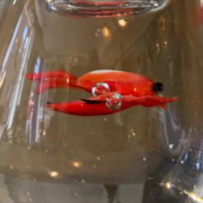 Goldfish in a Glass Bag Paperweight