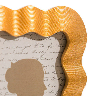 Gold Wave Photo Frame
