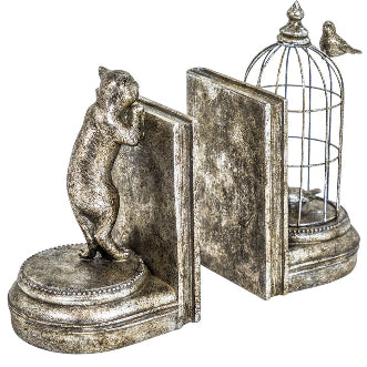 Curious Cat Bookends