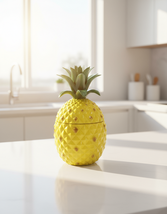 Ceramic Pineapple Jar