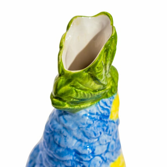 Parrot on a Perch Vase