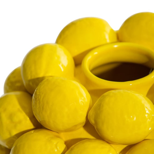 Large Multi Lemon Vase