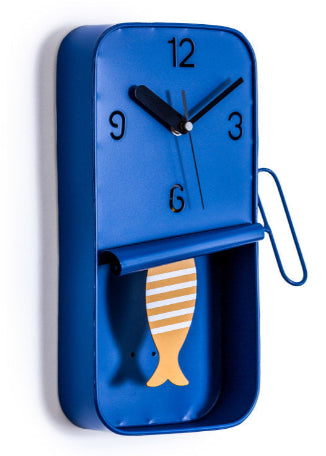 Sardine Tin Pendulum Wall Clock