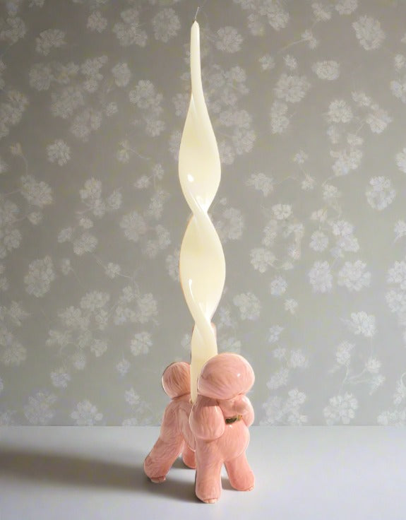 Poodle Taper Candle Holder