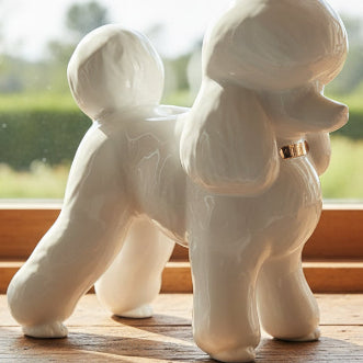 Poodle Taper Candle Holder