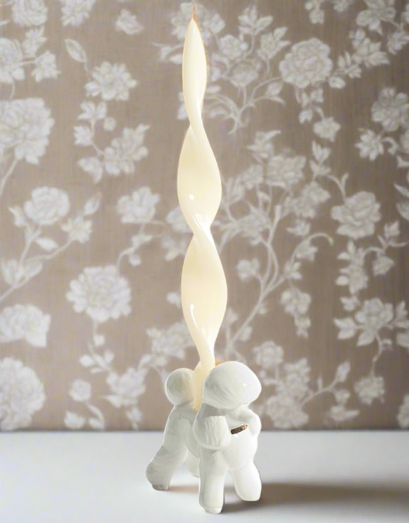 Poodle Taper Candle Holder